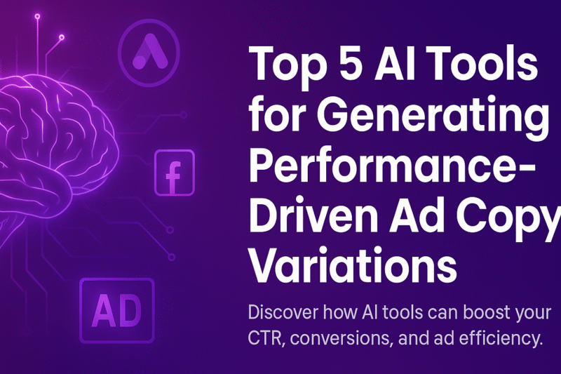 Best AI Tools for Generating Performance-Driven Ad Copy Variations in 2025